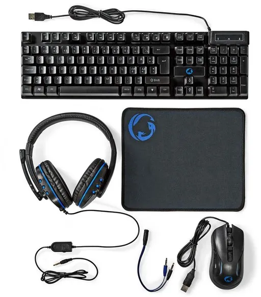 Nedis Gaming Combo Kit -näppäimistö