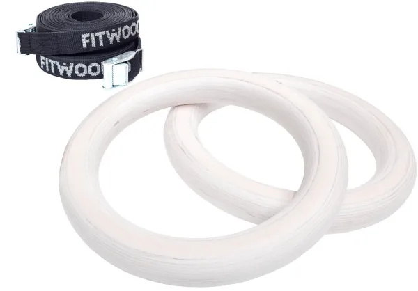 FitWood ULPU MINI Voimistelurenkaat 25mm - Glazing pinta / Musta hihna
