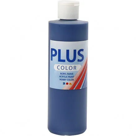 Plus Color harrastusmaali, laivastonsininen, 250 ml / 1 pullo.