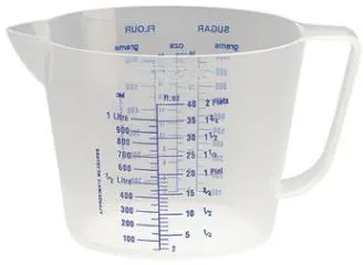 Stewart mitta-astia, PP-muovi kirkas, 1 L